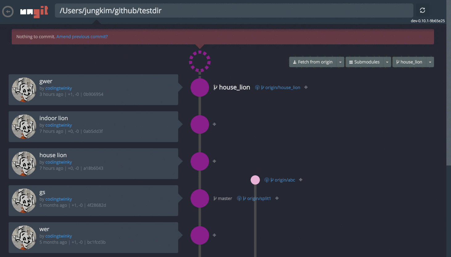 git merge with conflicts