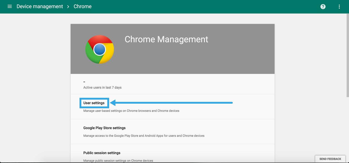 Chrome management