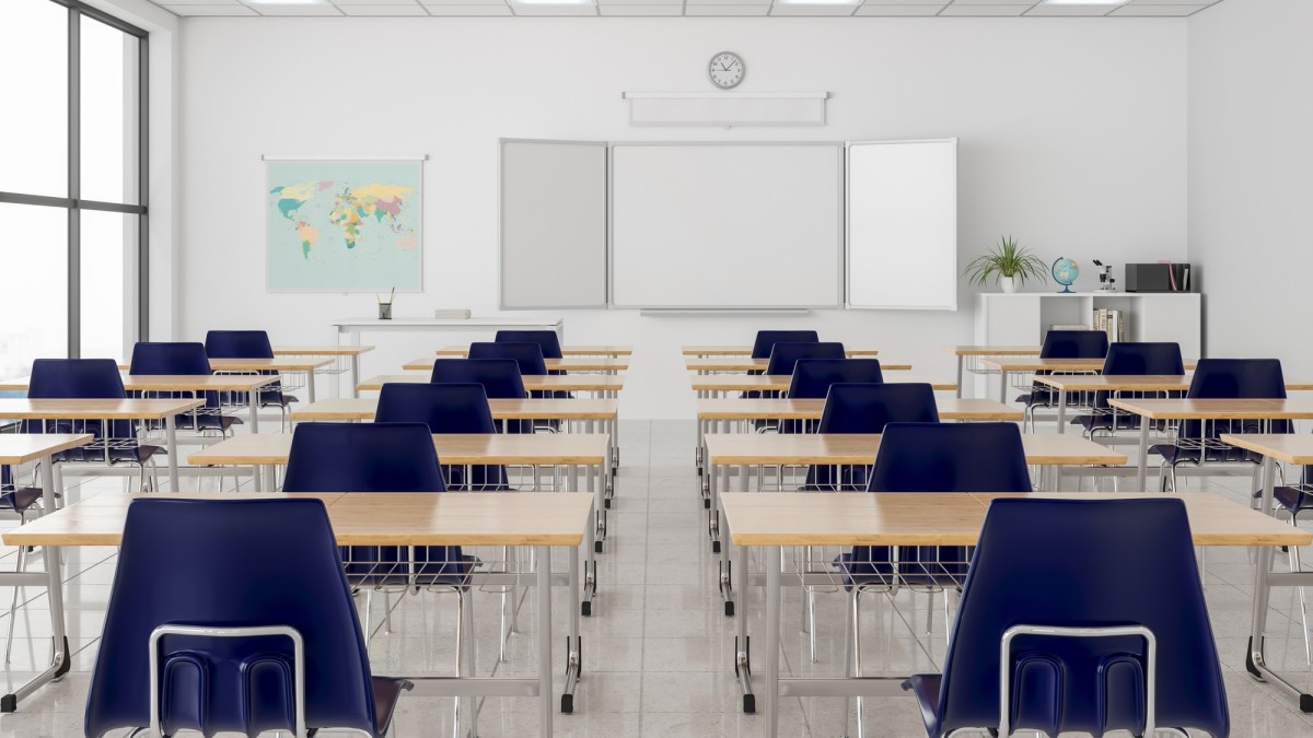 Empty classroom