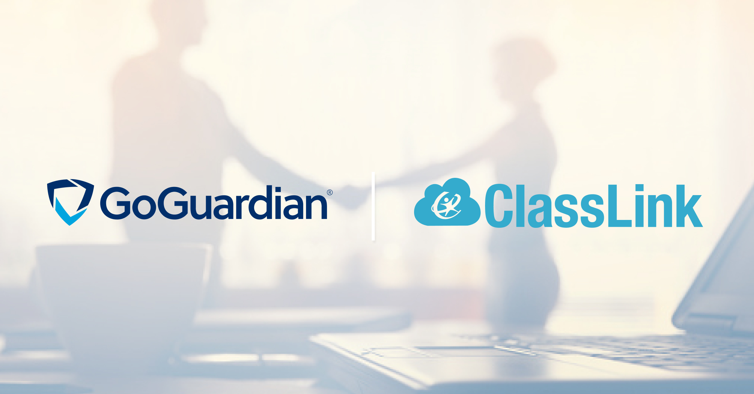 The GoGuardian and ClassLink logos together