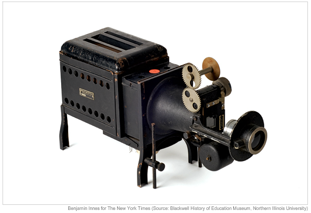 An antique projector 