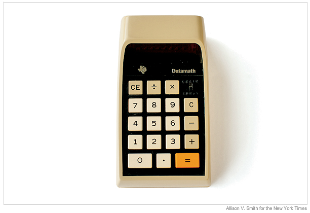 An old calculator from the 1970's