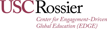 University of Southern California Rossier - Center for Engagement-Driven Global Education logo