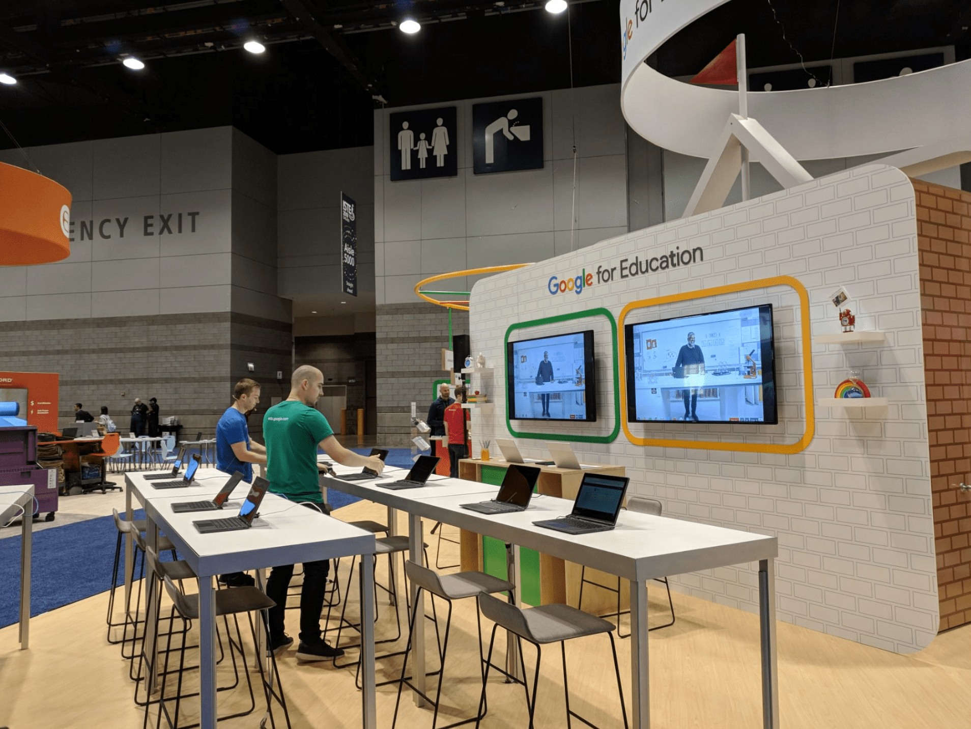 The Google for Education booth at ISTE